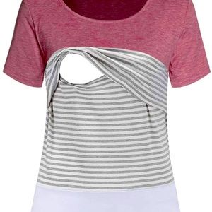 Maternity Nursing Short Sleeve Shirt